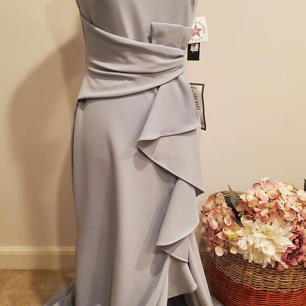 Betsy & Adam Women   Sleeveless Light Blue Dress Size 8